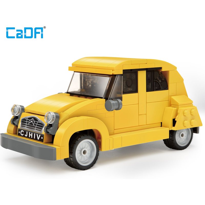 Sac D'emballage - Briques De Haute Technologie 1:24, Modèle De Voiture, Blocs De Construction Classiques, Licence Citroën 2cv, Assemblage Créatif, Jouets De Construction, Entrée