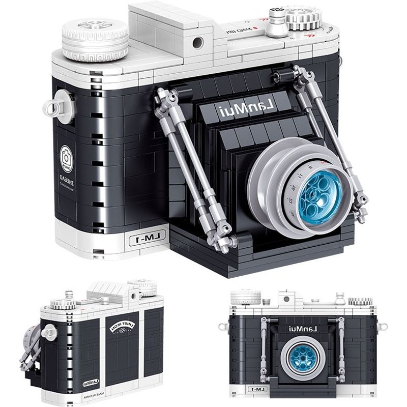 Sans Boîte - Blocs De Construction Pour Enfants, Modèle De Caméra Rétro, Ensemble Éducatif, Jouets, Festival, Vacances, Cadeaux D'anniversaire