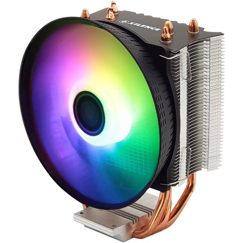 Xilence Performance C Series M403PRO.ARGB - Refroidisseur de processeur - (pour : LGA1156, LGA1155, LGA1150, LGA1151, AM4, LGA1200, LGA1700, AM5) - aluminium - 120 mm