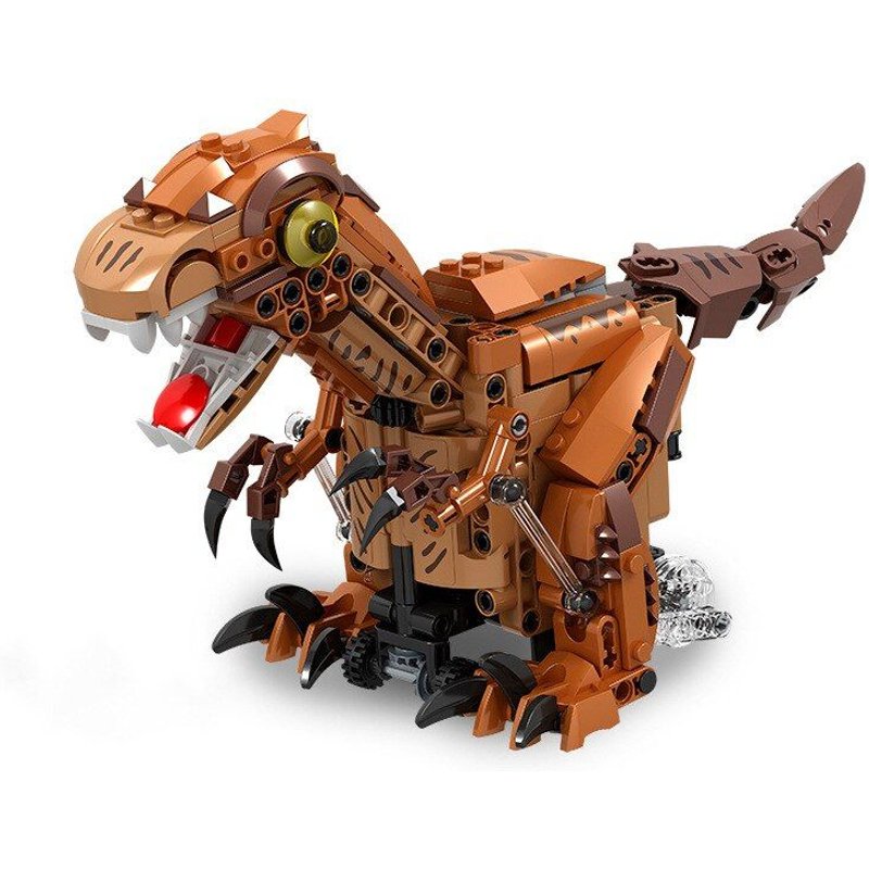 Sans Boîte - Blocs De Construction Dinosaures Jurassic, Briques Tyrannosaure, Kit De Modèle De Film Classique, Jouets Pour Enfants, Animaux Créatifs