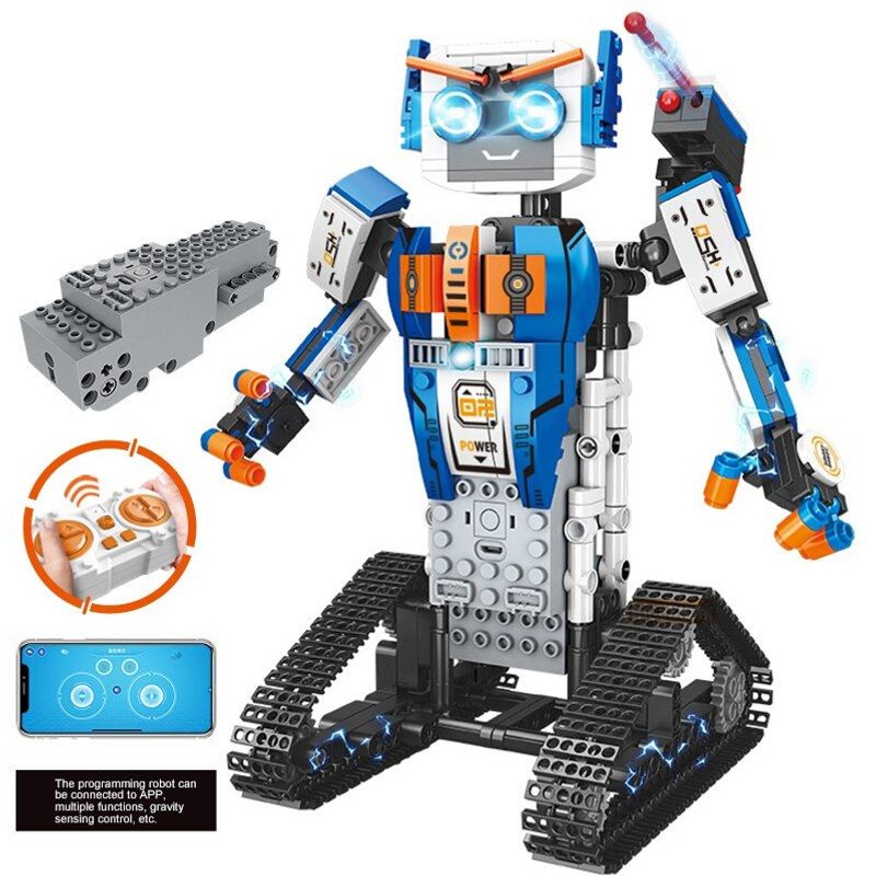 Sans Boîte - Ensemble De Robot À Chenilles Télécommandé, Création Technique Expert, Modèle De Construction, Jouets Éducatifs Pour Enfants, Cadeaux D'anniversaire Pour Garçons