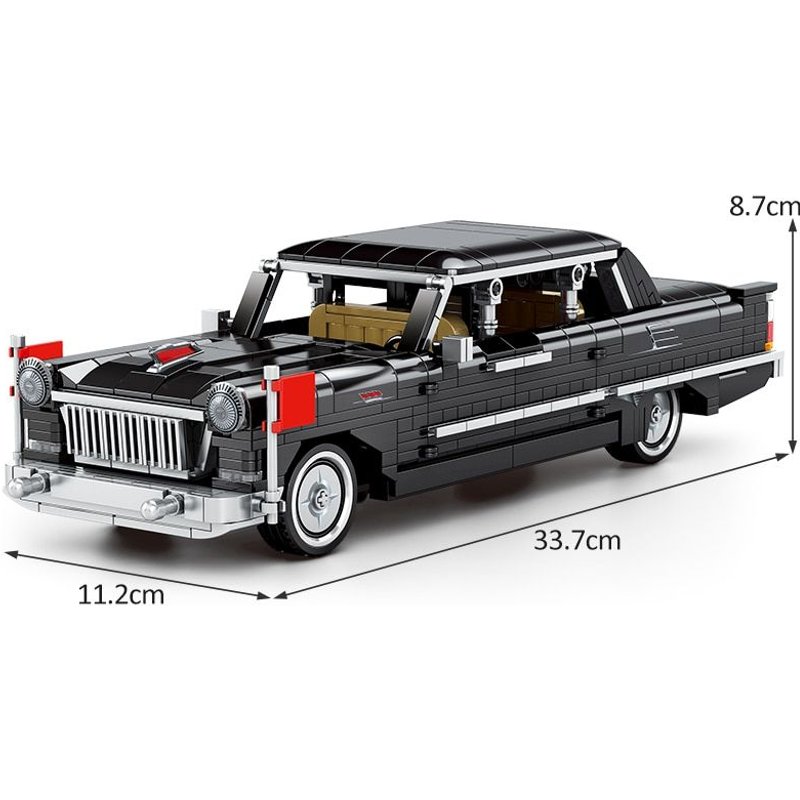 Sans Boîte D'origine - Voiture De Course Classique Pour Enfants, 773 Pièces, Blocs De Construction, Véhicule De Sport Technique, Moc, Briques, Jouets, Cadeau
