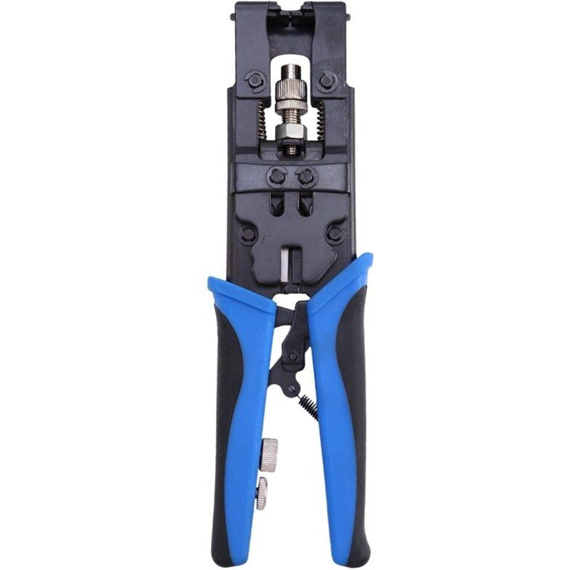 Pince à sertir réglable, outil de sertissage à Compression coaxiale Durable, connecteur de sertissage BNC/RCA/F RG59/58/6, coupe fil de câble, 1 pièce