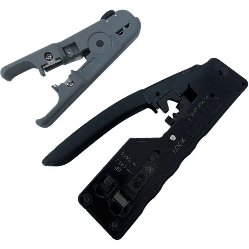 Outil de sertissage pour connecteurs Standard RJ45 RJ12 CAT5 CAT6, pour prises modulaires blindées