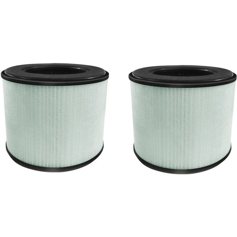 AD 2 Pack Amélioré BS 08 3 En 1 Filtre De Remplacement Compatible pour PARTU Purificateur D'air, Les Squames D'animaux et Contrôle des Odeurs