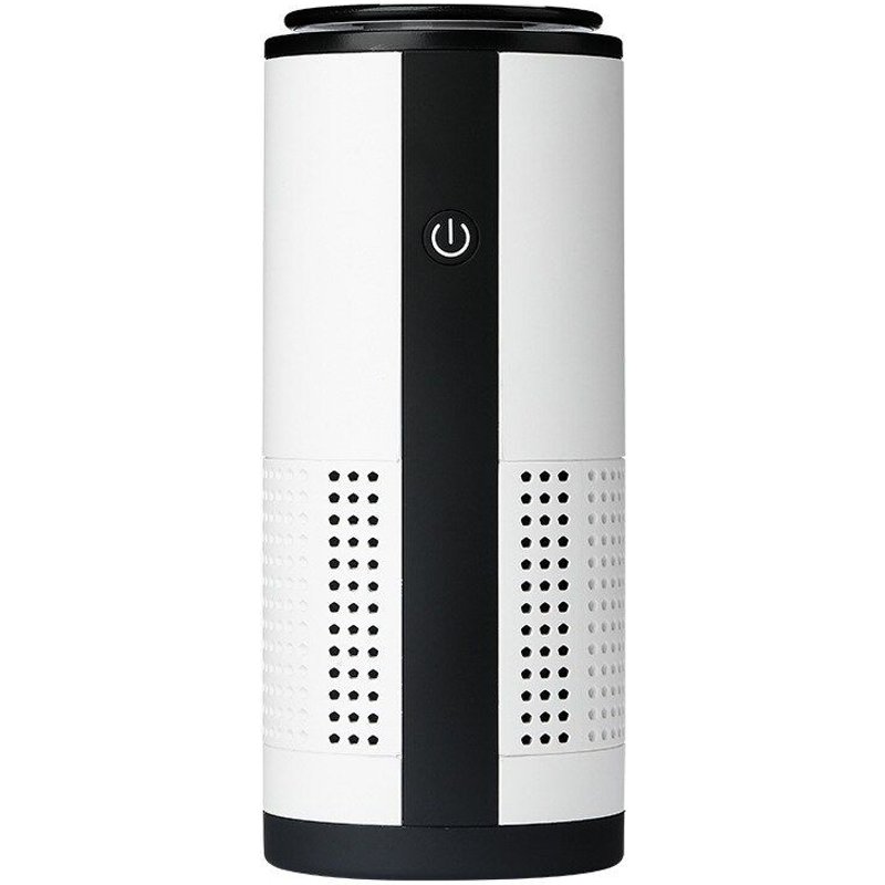 Mini purificateur d'air électrique pour voiture, désodorisant USB, filtre germicide à ions négatifs pour véhicule HEPA, blanc