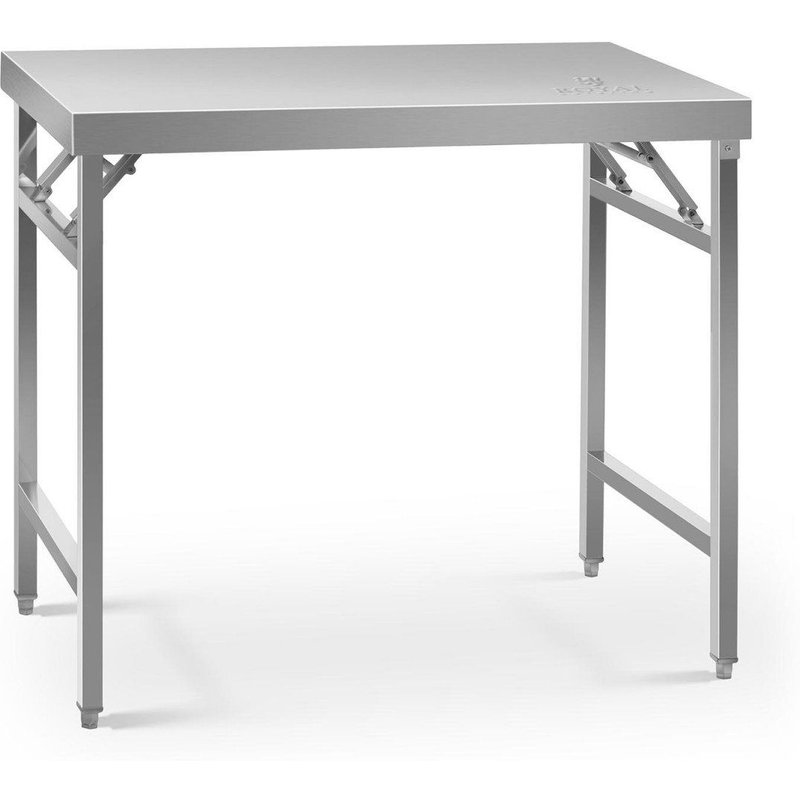 Table De Travail Pliante Cuisine Professionnel Acier Inoxydable 60 X 100 Cm Capacité De 200 Kg Helloshop26 14_0003707