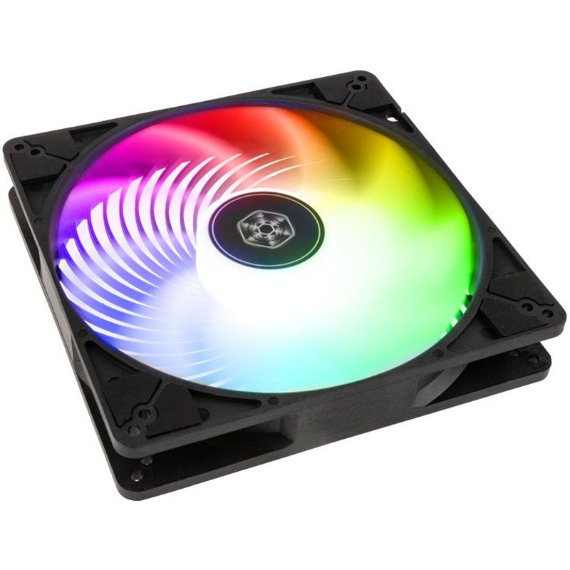 Silverstone Ap184i-argb LĂĽfter, 180mm - Schwarz