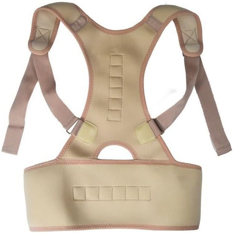 Jocca - Gilet Correcteur De Posture Avec 12 Aimants Intégrés - Taille Unique