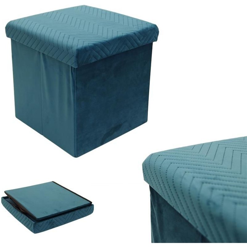 Coffre pouf pliable