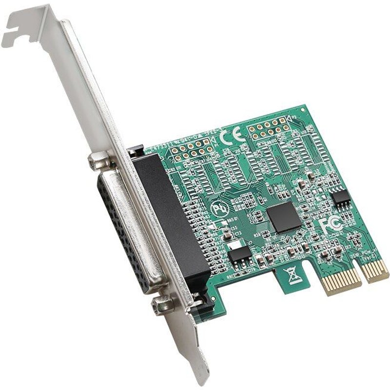 DIEWU imprimante de cartes parallèles DB25, Ports parallèles et connecteurs LPT pour cartes PCI-E avec connecteur PCI Express, convertisseur adaptateur Nipseyteko