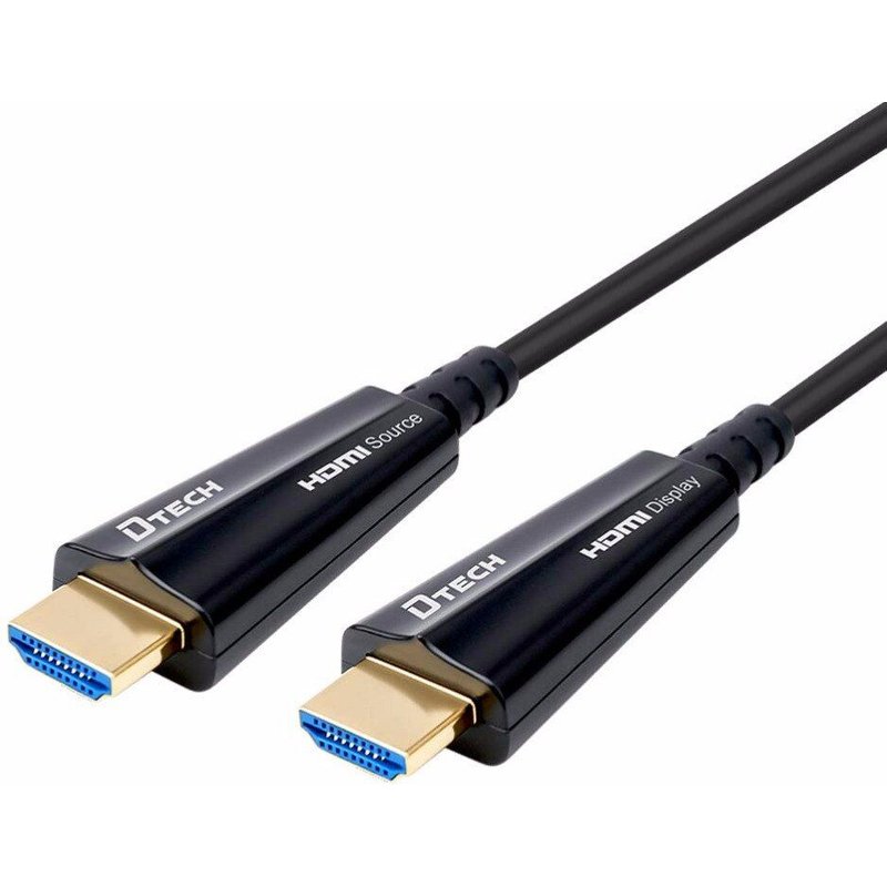 1M Câble HDMI en Fiber optique 4K 60Hz HDR, 18Gbps, haute vitesse, sous-échantillons dans le mur, gratuit Nipseyteko