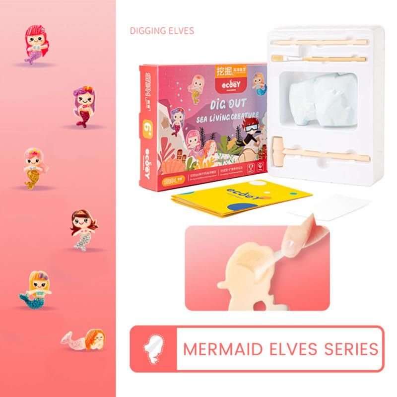 Jouet De Fées De Sirène Pour Enfants, Jeux D'apprentissage De La Biologique, Pour Garçons Et Filles, Pour Anniversaire Et Noël, À Faire Soi-Même, À La Recherche D'un Trésor