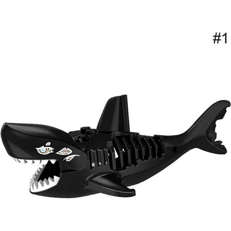 Blocs De Construction 3d Pour Enfants, Jouets À Assembler, Requin, Zombie Fantôme, Jouets Pour Enfants, Sha Caraïbes Hulk, Pirate Jack Sparrow The Of Legoings