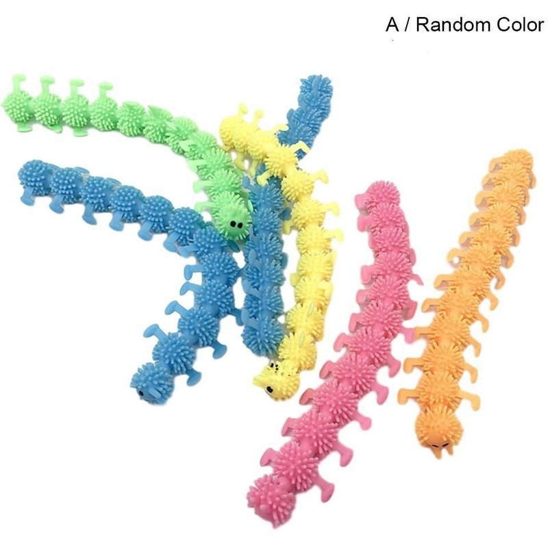Jouet Chenille Élastique Pour Enfants, Décompression, Jouets Créatifs Et Délicats, Anti-Stress, Calme, Fidget
