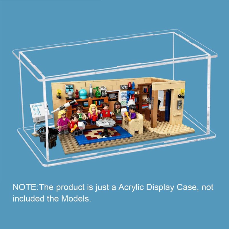 Boîte D'exposition Transparente En Cube À Monter Soi-Même, Vitrine Anti-Poussière Pour Lego 21302, Jouet De Briques De La Théorie Du Big Bang