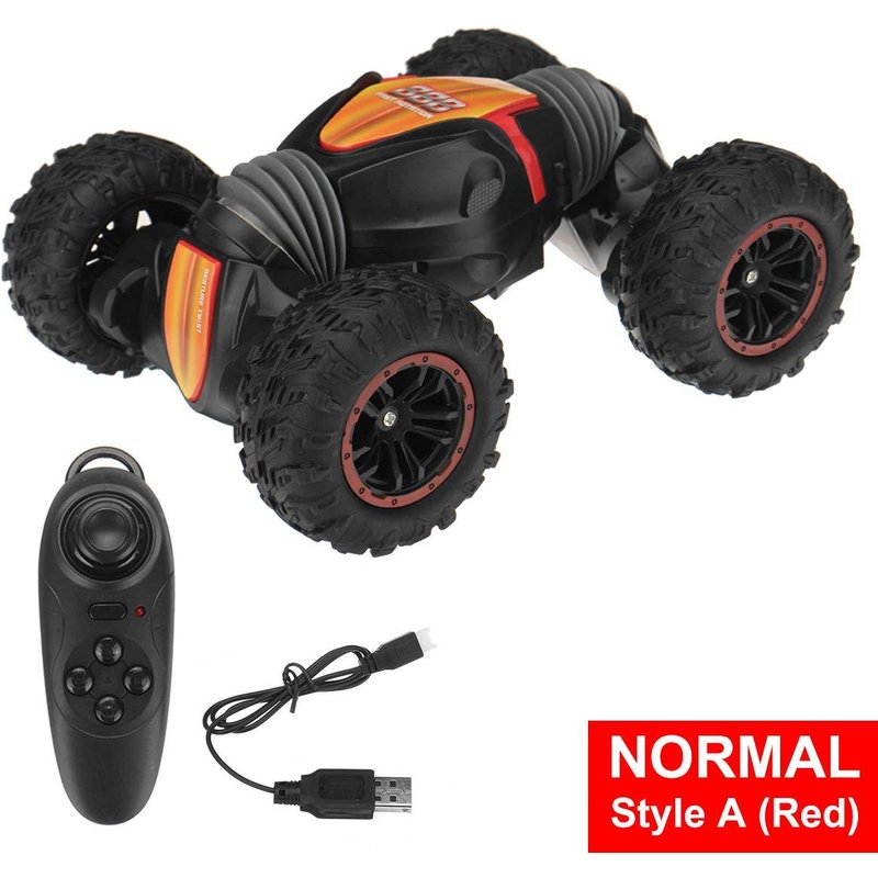 Véhicule Tout-Terrain À Rotation De 2.4 °, 4 Roues Motrices, Véhicule Cascadeur Rc De 360g, Contrôle Par Induction, Véhicule À Torsion Avec Musique Légère, Jouet Cadeau