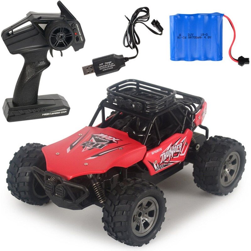 Modèle De Voiture Hors Route Télécommandé Sans Fil Pente D'escalade Camion Pneu Antidérapant 1/18 Véhicule Électrique Jouet Pour Enfant Garçon Cadeau