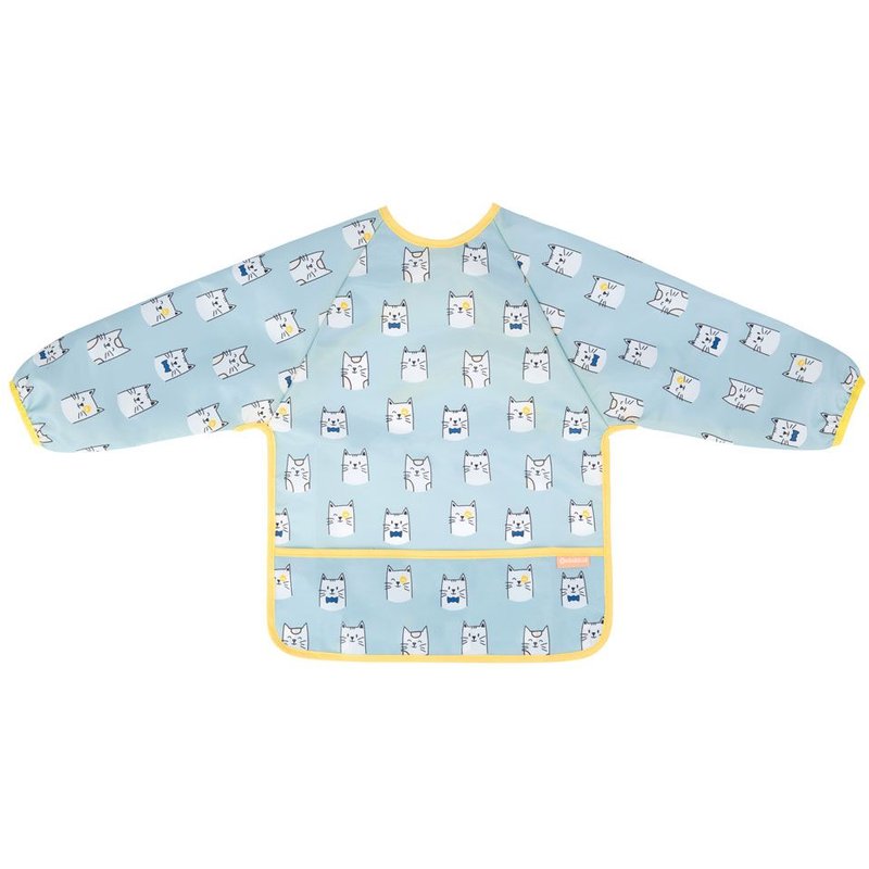 Bavoir Manches Longues Bleu