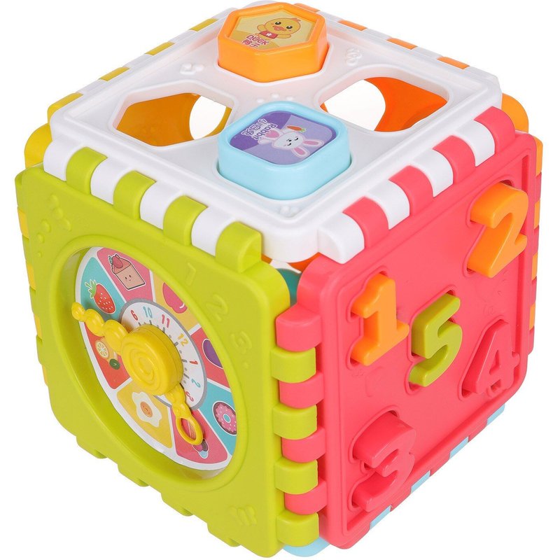 Cube D'activités Pour Bébés, Jouets, Tri Des Formes, Apprentissage Précoce, Jouets Éducatifs, Premier Ensemble De Blocs Pour Nourrissons, Trieur De Nombres Colorés
