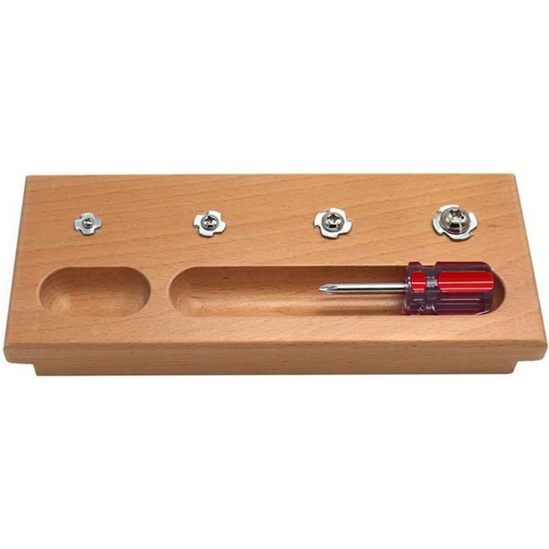 Planche À Tournevis Montessori, Jouets D'apprentissage Éducatifs Pour Enfants, Jouets Sensoriels En Bois, Enseignement De La Vie Quotidienne En Classe Préscolaire