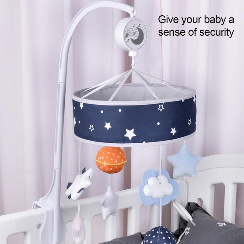Hochets Mobiles Pour Bébé, Porte-Jouet Mobile Rotatif, Cloche De Lit, Boîte À Musique, Cloche De Lit Pour Nouveau-Né, Jouet De Dessin Animé