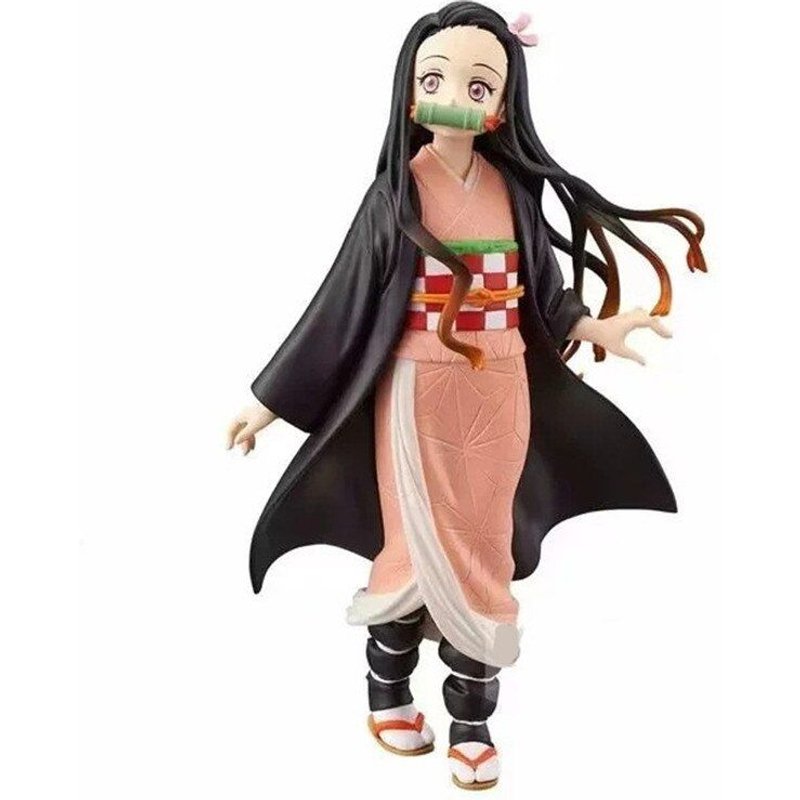 Figurine De Dessin Animé Demon Slayer Kimetsu No Yaiba, 15cm, Personnage Kamado Tanjirou Kamado Nezuko, Jouets Pour Enfants