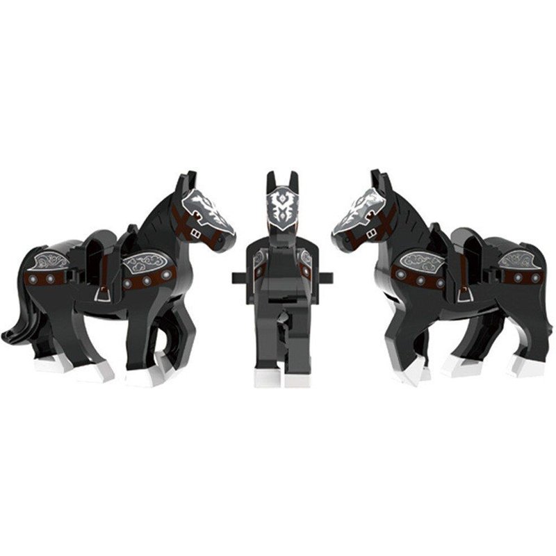 Jouets Pour Enfants, Blocs De Construction, Figurines De Chevaux Bleus, Romance Des Trois Royaumes, Rome Antique, Guerre Militaire, Briques