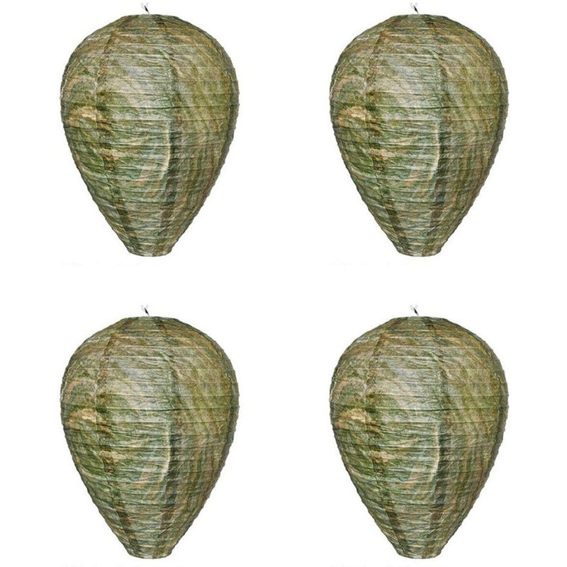 Vestes Anti-Guêpe Jaunes, 4 Pièces, Faux Nid, Fausses Guêpes, Fournitures De Jardin Et D'apiculture, Nouvelles Fournitures