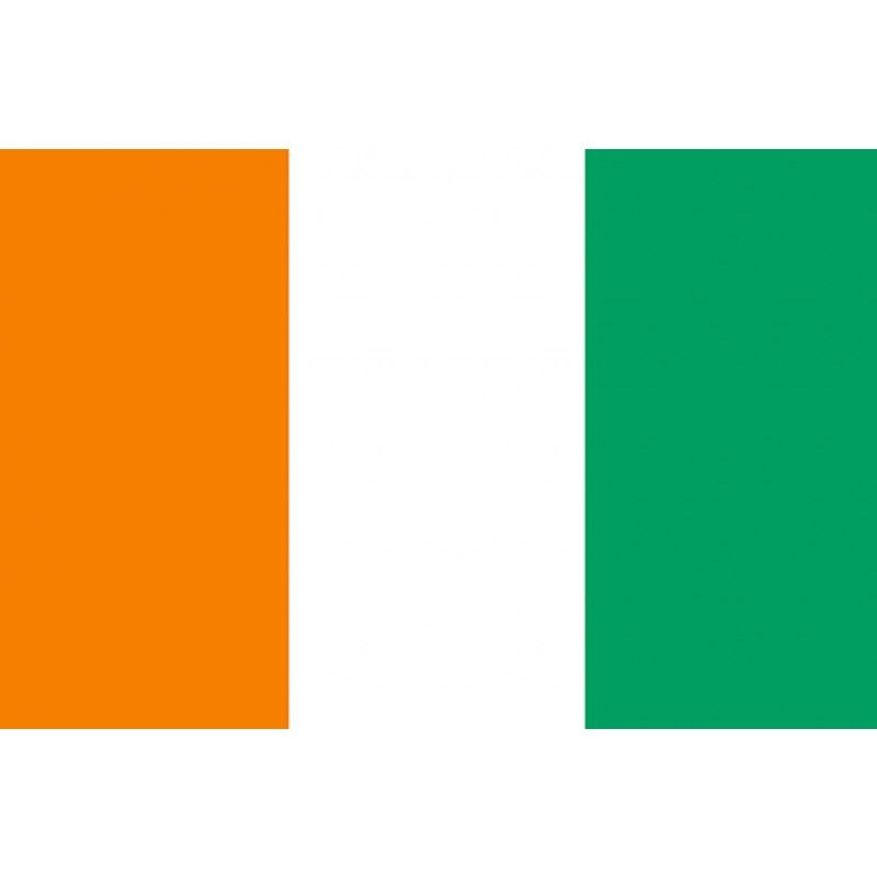 Drapeau CĂ´te D'ivoire - 5x3.3 Cm - Sticker/Autocollant