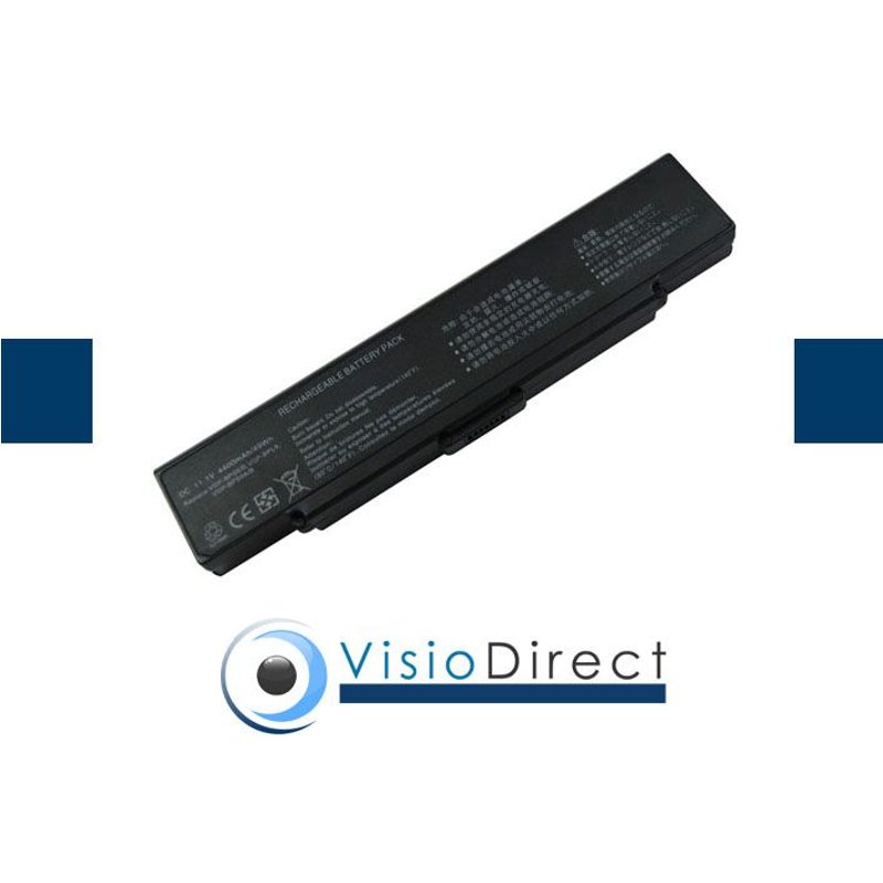 Batterie pour ordinateur portable SONY Vaio VGN-CR220E/P - Visiodirect -