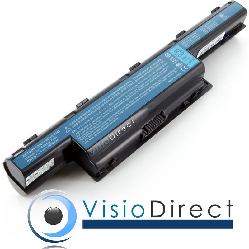 Batterie 11.1V 6600mAh pour ordinateur portable PACKARD BELL EasyNote TS11-HR-158GE - Visiodirect -