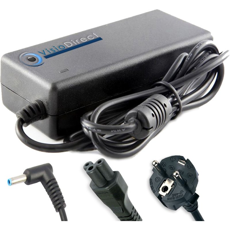 Alimentation pour HP COMPAQ PAVILION 15-ac151dx Adaptateur Chargeur 90W 19,5V 4,62A -VISIODIRECT-