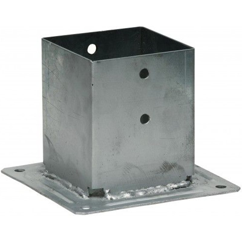 Pied de poteau carré de jardin - finition noire - PPJBT70PB SIMPSON Strong-Tie