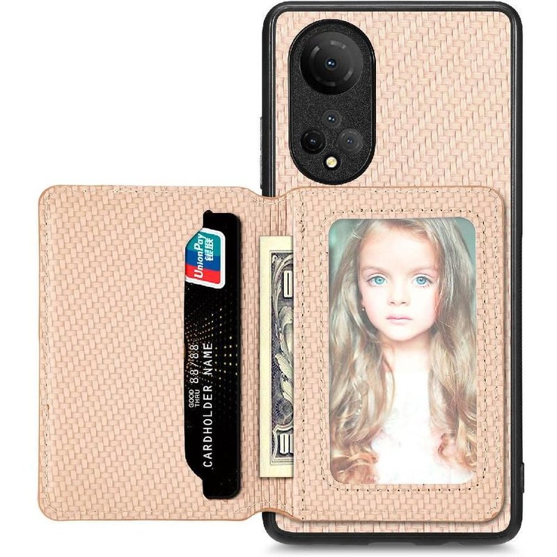 Étui Pour Honneur X7 4G Fonction De Support Support De Carte Magnétique Sécurité Complète De La Caméra Blocage RFID - Couleur kaki