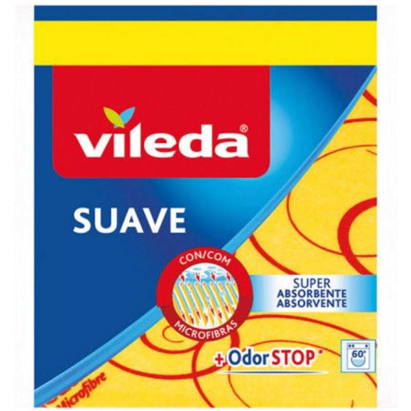 Lot VILEDA de 3 Chiffons doux microfibres