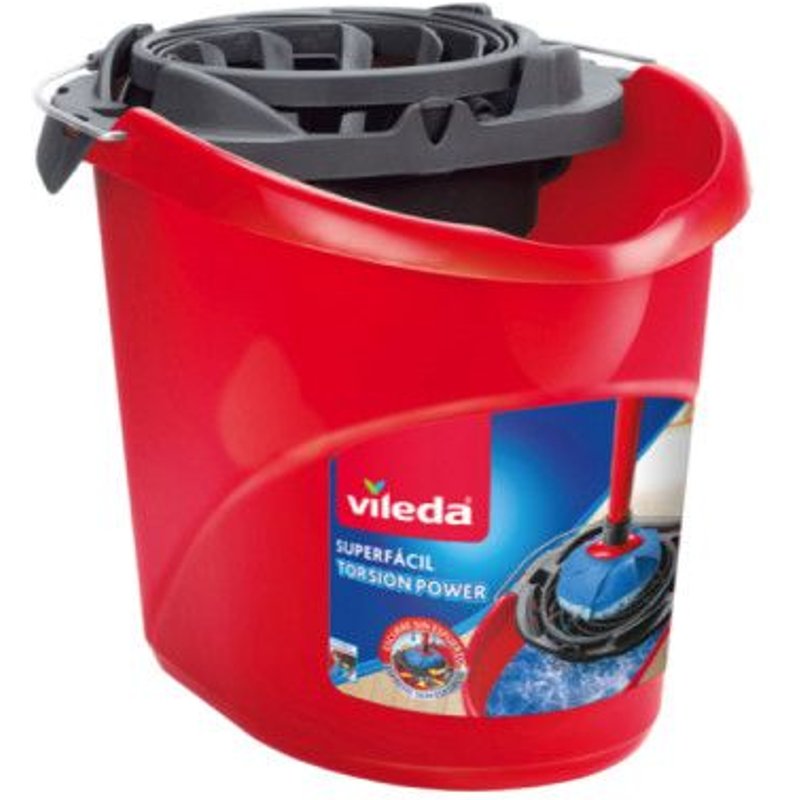 Seau-essoreur VILEDA de 10 litres - rouge