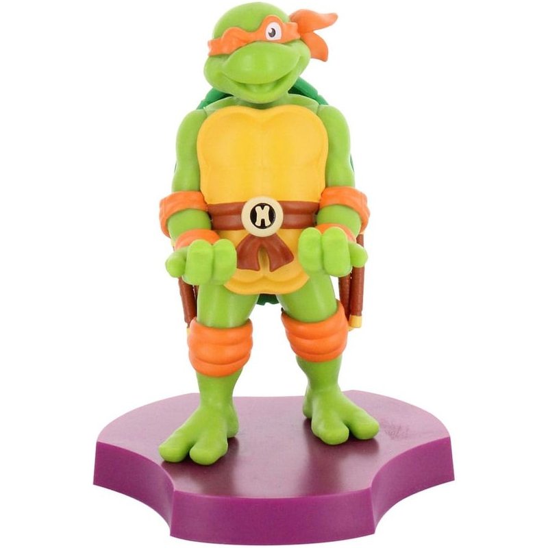 Les Tortues Ninja - Figurine Holdem Cable Guy Michaelangelo 10 Cm