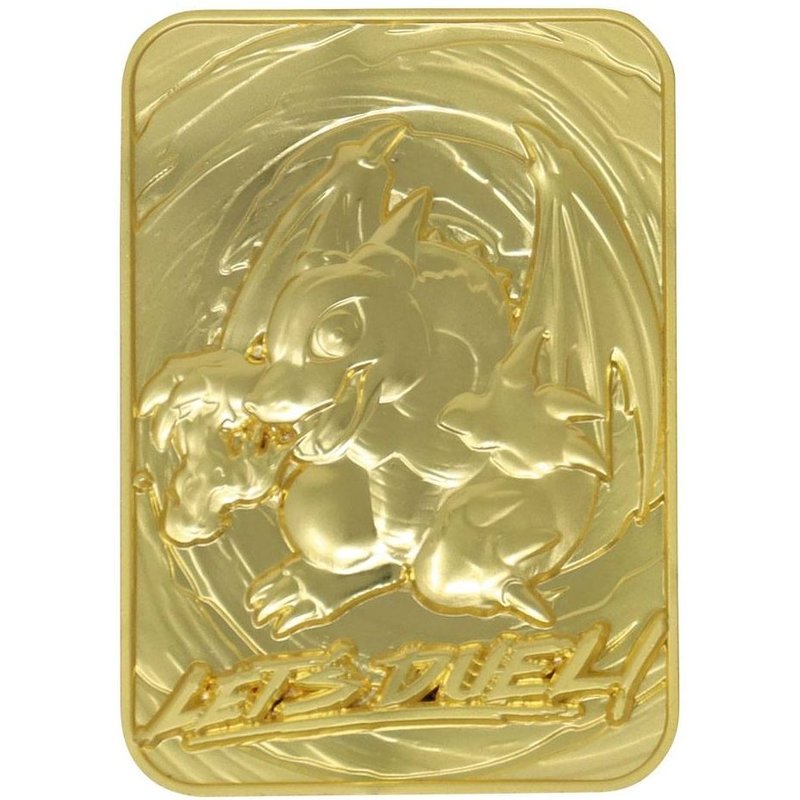 Yu-Gi-Oh ! - Réplique Card Baby Dragon (Plaqué Or)