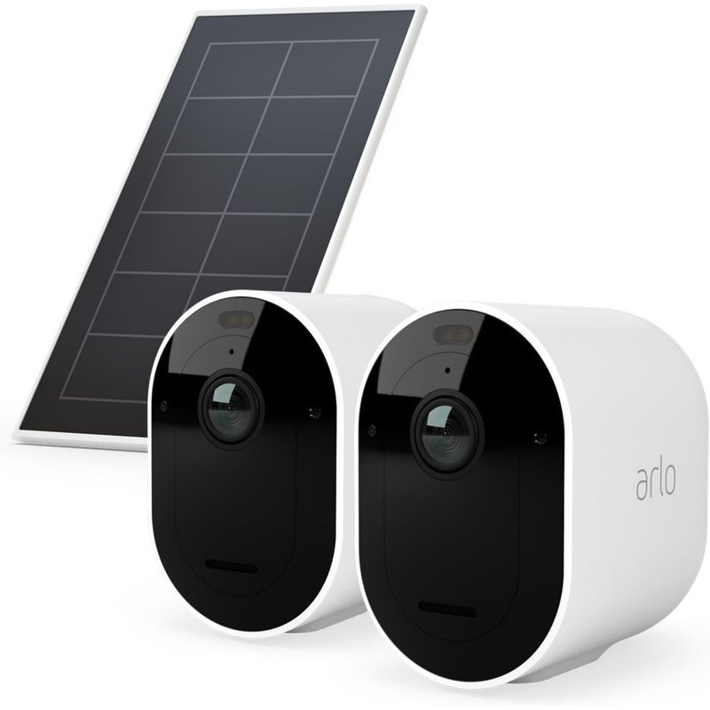 Caméra de sécurité Arlo Pack Boulanger Pro 4 + panneau solaire