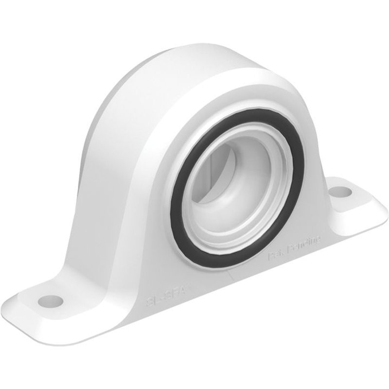 Clip femelle montage latéral sl-sfa stratlock - Charge maxi : 18 kg - Décor : Blanc - Fixation : A visser - Matériau : Acétal / copolymère - FASTMOUNT