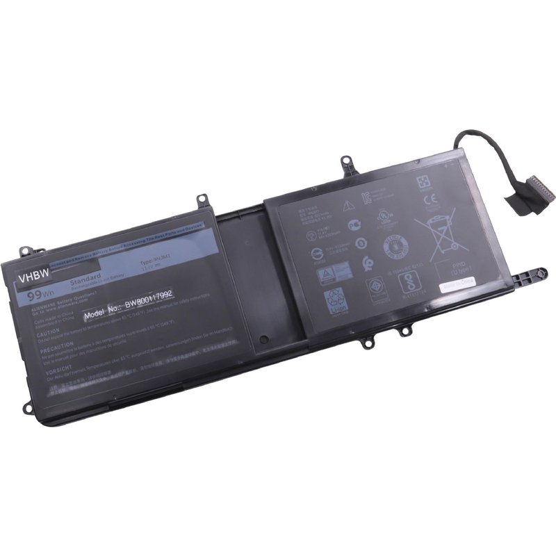 vhbw Batterie compatible avec Dell Alienware ALW17C-D3749US, ALW17C-D3768B, ALW17C-D3848B ordinateur portable Notebook (8300mAh, 11,4V, Li-ion)