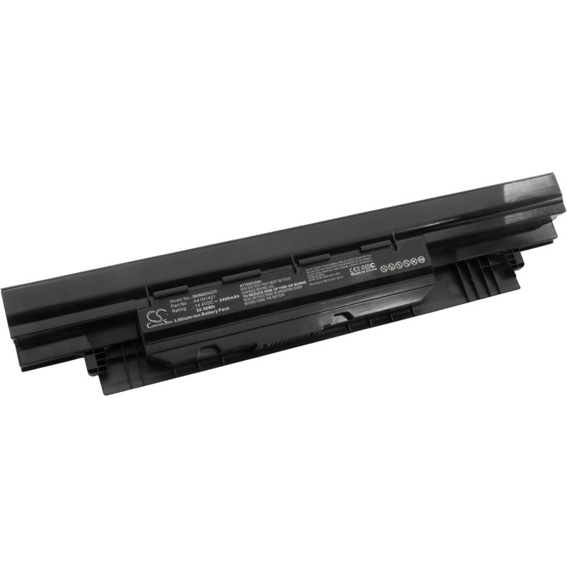 vhbw Batterie compatible avec Asus PU551LA, PU551LD, ZX50JX4200 ordinateur portable (2400mAh, 14,4V, Li-ion)