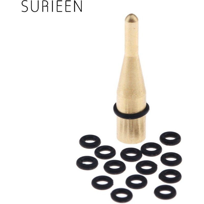 Professionnel 1 pièce de fléchettes en laiton, arbre en aluminium, joint torique installateur outils de fléchettes accessoires de fléchettes avec 100 pièces de joint torique en caoutchouc 2mmX4mm