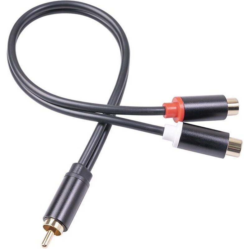 Câble Audio Jack mâle vers 2RCA femelle de 3.5mm, séparateur de Jack RCA, adaptateur Audio, câble AUX pour ordinateur, DVD stéréo
