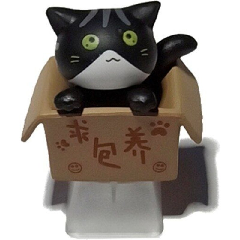 Capuchons de touches ABS personnalisés, dessin animé, chat, cadeau pour clavier mécanique cherry MX