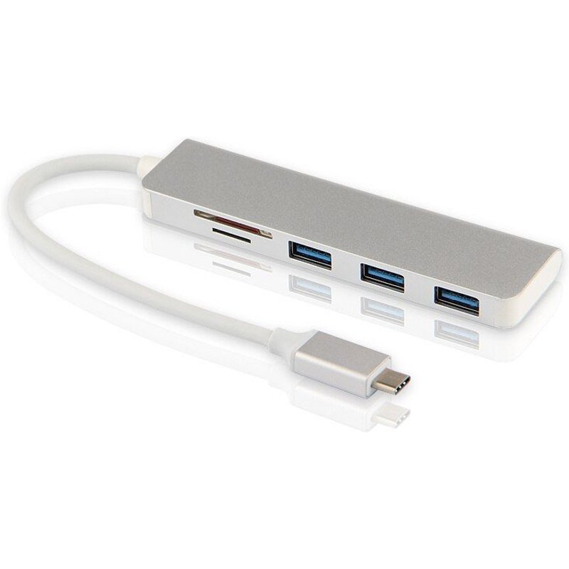 HUB 5 en 1 de Type C en alliage d'aluminium, adaptateur USB-C, Port USB 3.0, lecteur de carte SD pour tablette air Chuwi Hi9 Pro Plus Hipad X plus hi10