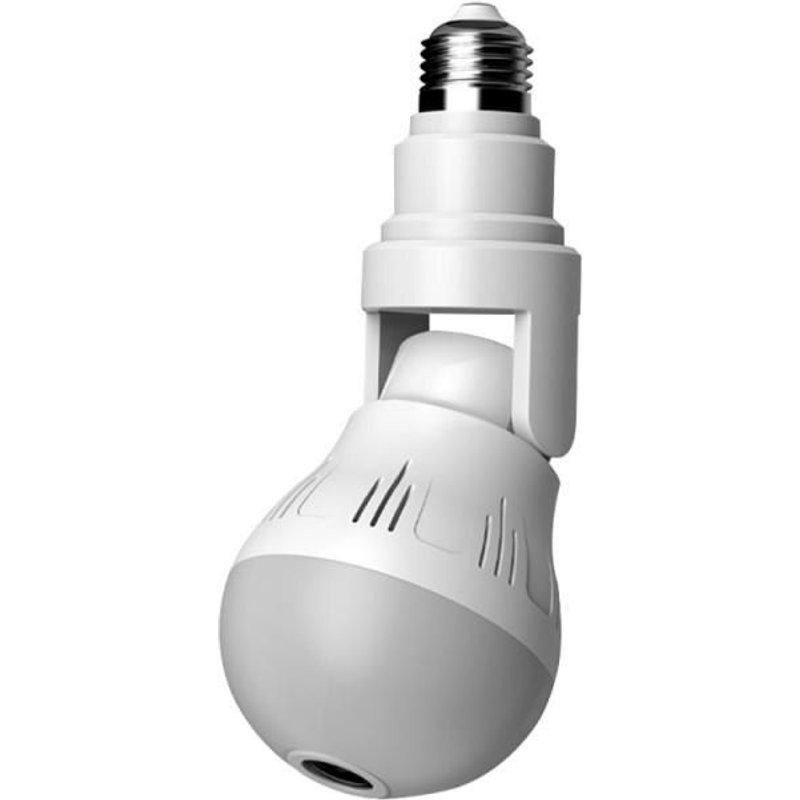 Caméra de Surveillance IP Wifi 360 P panoramique à 1080 ° HD, dispositif de sécurité domestique sans fil, avec ampoule, réseau Fisheye