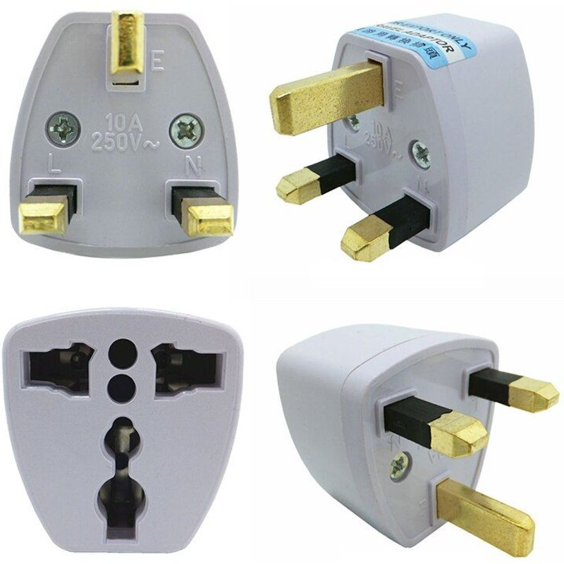 Adaptateur de prise de courant universel ue, 1 pièce, AU UK US à EU Euro, convertisseur de prise de courant