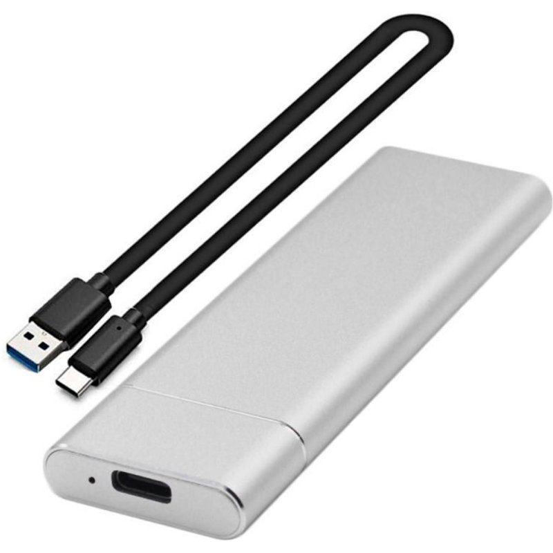 Adaptateur de disque dur externe SSD M.2 NGFF vers USB 3.1, boîtier avec câble USB type C, petit convertisseur, 2230/2242/2260/2280 M2 SATA